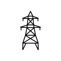 Electricity icon suitable for info graphics, websites and print media and interfaces. Line vector icon.