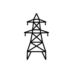 Electricity icon suitable for info graphics, websites and print media and interfaces. Line vector icon.