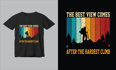 hiking t shirt design