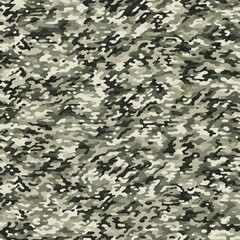 Obraz premium Camouflage Digital Pixel Pattern Textile Background Multicam Woodland