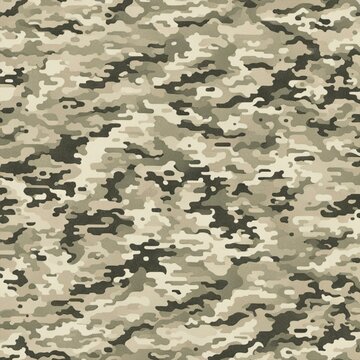 Camouflage Digital Pixel Pattern Textile Background Multicam Woodland