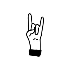 Hand Illustration Metal