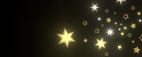 Fototapeta na wymiar XMAS Stars - stars. Confetti celebration, Falling golden abstract decoration for party, birthday celebrate,