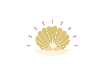 真珠のイラスト