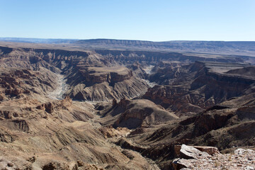 Fototapeta na wymiar A nice landscape view of fishriver canyon