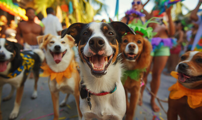 Pets Carnival Celebration in Vibrant Salvador, Bahia