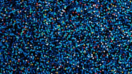 Colorful polystyrene confetti background for carnival celebration, holidays, events, joy concept, banner, copy space