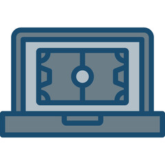 Soccer Line Filled Grey