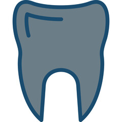 Dental Line Filled Grey