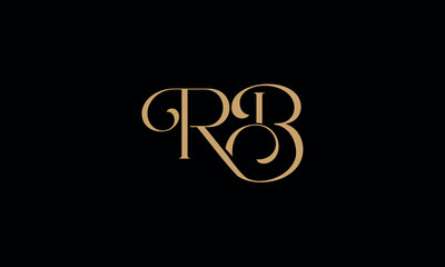BR, RB, B, R, Abstract Letters Logo monogram