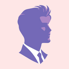 Gentleman logo design. Awesome man logo