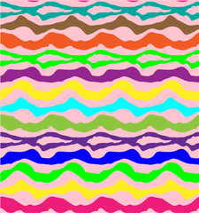 seamless pattern with waves