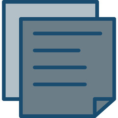 Fototapeta premium Note Line Filled Grey