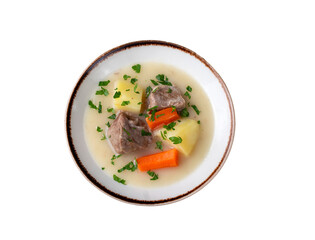 Turkish Kuzu - et Haslama - Lamb - meat Stew with Potatoes and Carrot