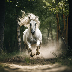 Obraz na płótnie Canvas horse running