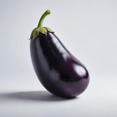 eggplants on a white background
