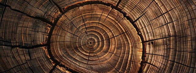 Close-up of tree rings, showcasing nature's patterns and the beauty of age.

 - obrazy, fototapety, plakaty