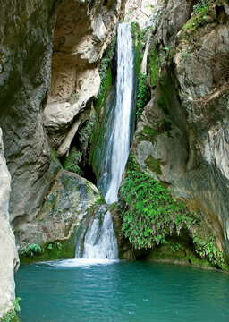 El Pil&oacute;n Azul, del r&iacute;o Tiscar, del parque natural de Cazorla, Segura y Las Villas.