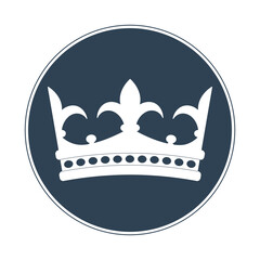 Royal crown, icon. Vector