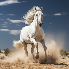Obraz na płótnie Canvas running horse