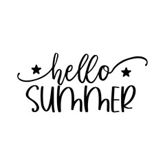 Hello Summer SVG Cut File