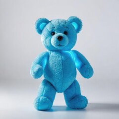 soft toy bear on white
