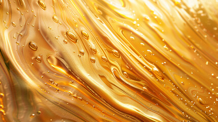 Abstract background golden machine grease lubricant