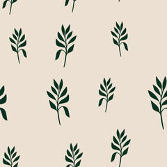 Plants Textile  Texture. Leaves Graphic
