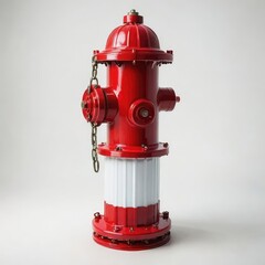 fire hydrant on white

