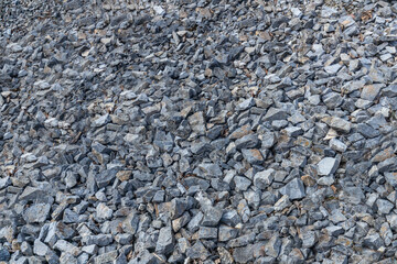 Grober Kies Schüttung aus Granit