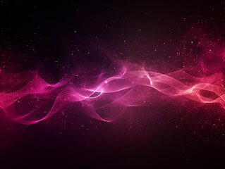 Dark pink and glow particle abstract background light ray beam effect. - obrazy, fototapety, plakaty
