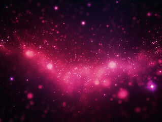 Obraz premium Dark pink and glow particle abstract background light ray beam effect.