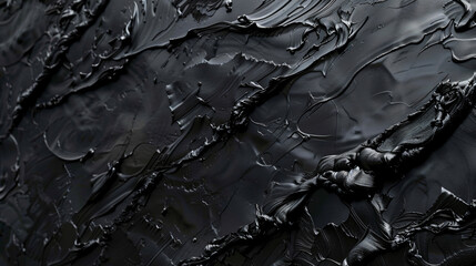 Black texture background crude oil abstract smooth - obrazy, fototapety, plakaty