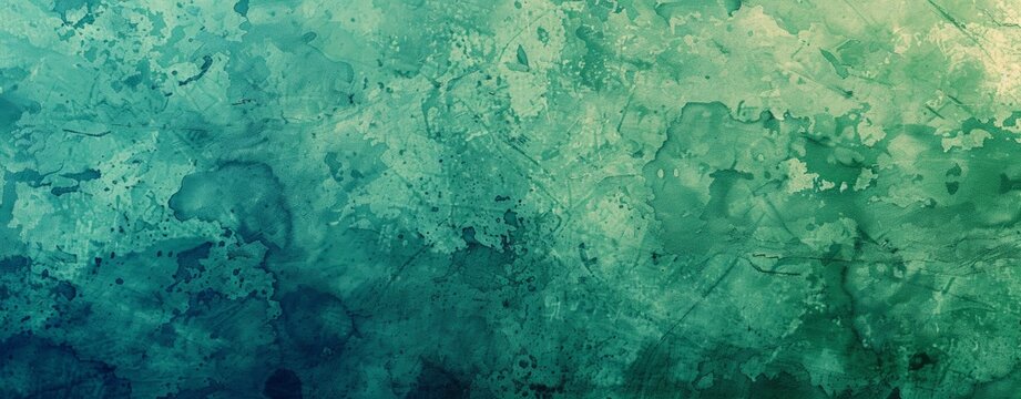 green and blue background Generative AI