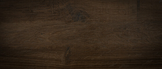 Old brown rustic dark grunge wooden timber wall or floor, wall  or table texture - oak wood...
