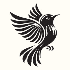 Bird Silhouette Illustration Vector Design