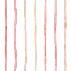 seamless pattern with watercolor hand drawn stripes