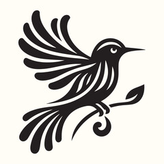 Bird Silhouette Illustration Vector Design