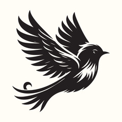 Bird Silhouette Illustration Vector Design