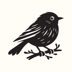 Bird Silhouette Illustration Vector Design