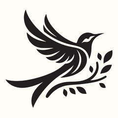 Bird Silhouette Illustration Vector Design