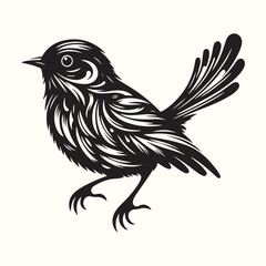 Bird Silhouette Illustration Vector Design