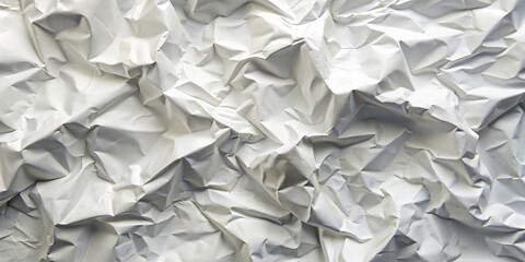 Obraz premium Crumpled white paper background..