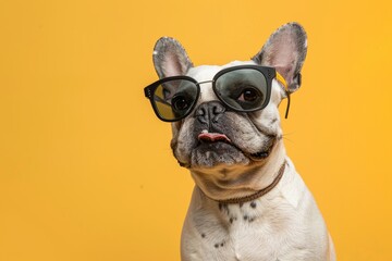 Pawsitively Stylish: Doggy Sunglasses, AI Generative
 - obrazy, fototapety, plakaty
