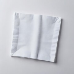 paper napkin on white background
