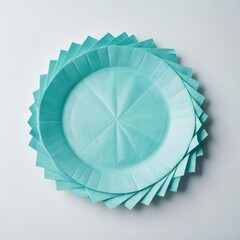 paper napkin on white background
