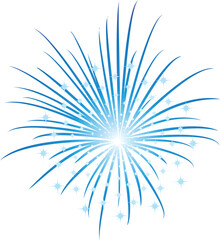 Transparent Fireworks Element. Sparkles Star. Radiance flash rays