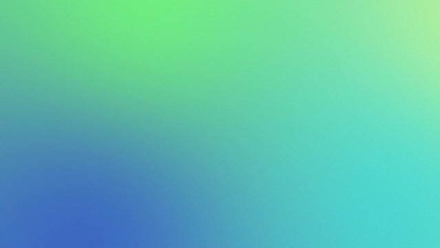 Animation of moving and mixing blue&green gradations 4K