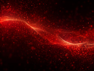 Abstract background with red and glow particle vector illustration, for wallpaper, backdrop
