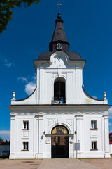 Bell tower and gate. Order of the Annunciation in Poland